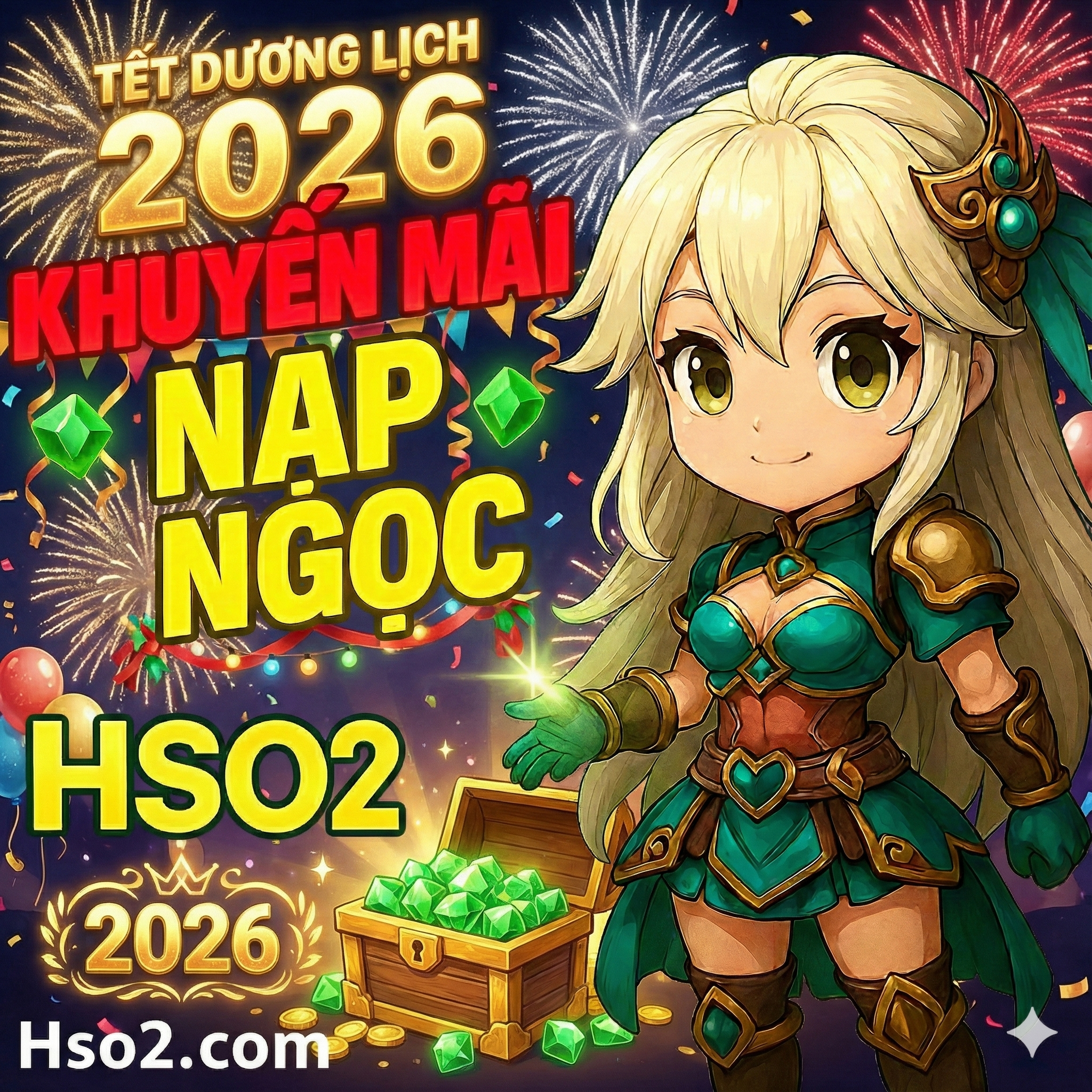 Khuyến mãi 100% Nạp Ngọc
